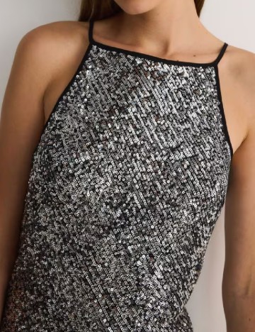 Rochie scurta Reserved, argintiu