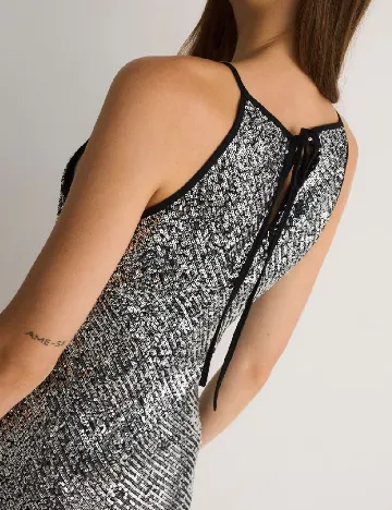 Rochie scurta Reserved, argintiu