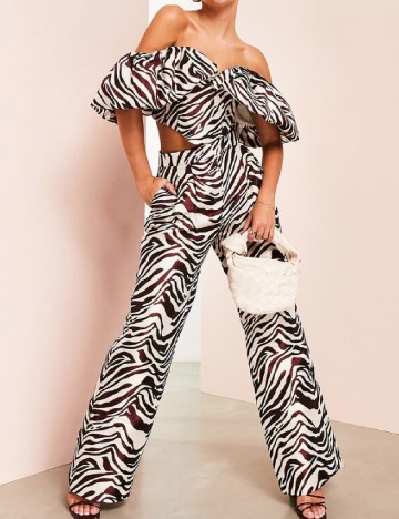 Top ASOS, crem/visiniu