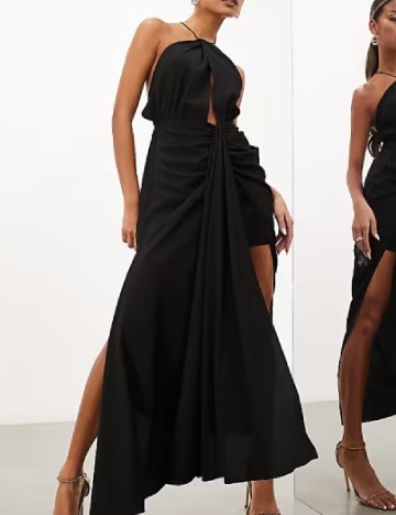 Rochie lunga ASOS, negru