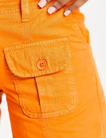 Pantaloni COLLUSION, portocaliu