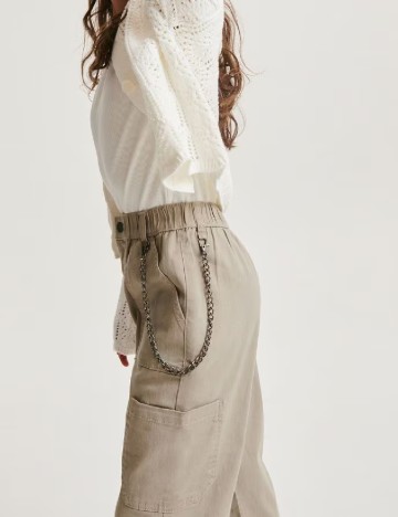 Pantaloni Reserved, bej