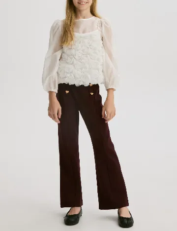 Bluza Reserved, alb Alb