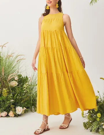 Rochie lunga SHEIN, galben