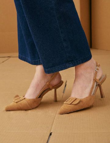 Pantofi SHEIN, maro
