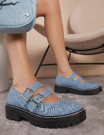 Pantofi SHEIN, albastru Albastru
