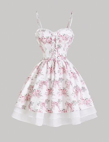 Rochie scurta SHEIN, floral print