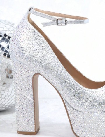 Pantofi SHEIN, argintiu