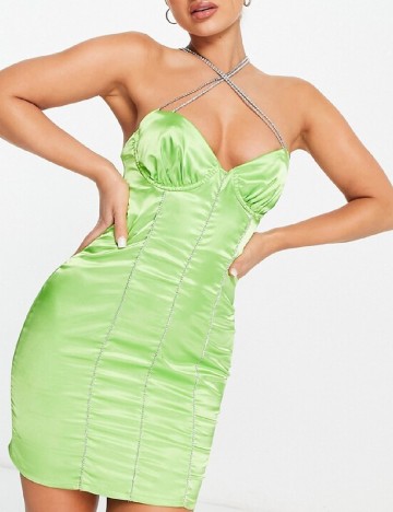 Rochie scurta AsYou, verde