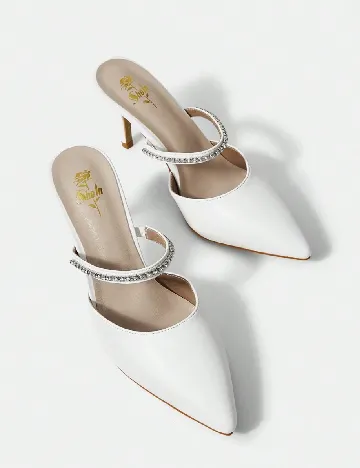 Pantofi SHEIN, alb