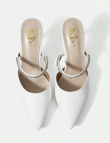 Pantofi SHEIN, alb