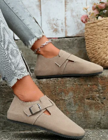 Mocasini SHEIN, bej