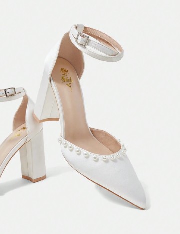 Pantofi SHEIN, alb