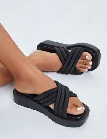 Slapi SHEIN, negru