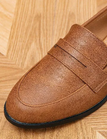 Mocasini SHEIN, maro