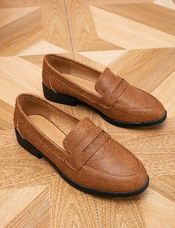 Mocasini SHEIN, maro