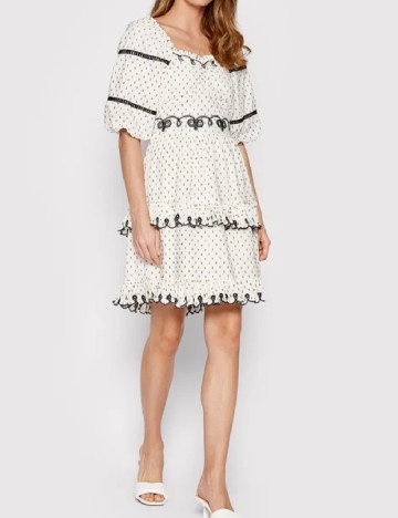 Rochie scurta Y.A.S, alb
