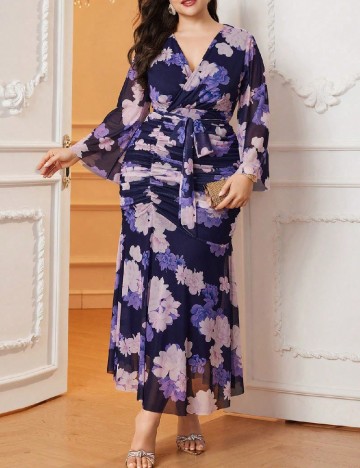 Rochie lunga SHEIN CURVE, mov