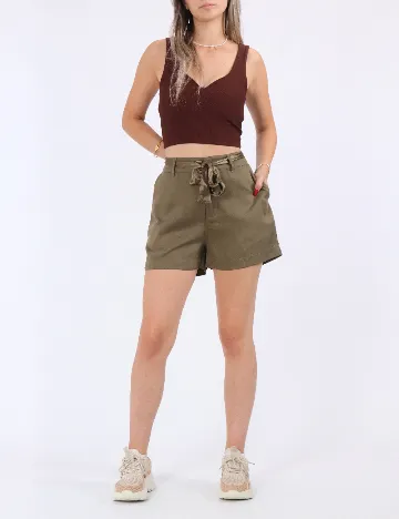 Pantaloni scurti Guess, verde