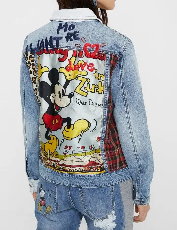Jacheta Desigual, albastru Albastru