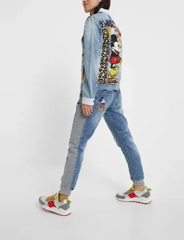 Jacheta Desigual, albastru Albastru