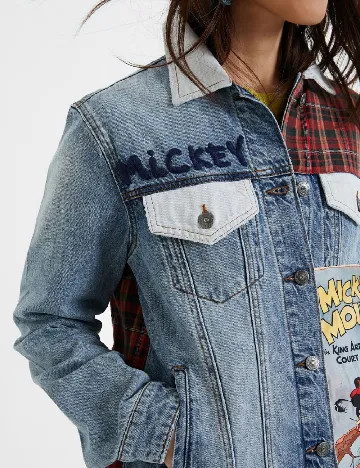 Jacheta Desigual, albastru Albastru