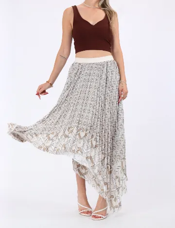 Fusta Guess, crem