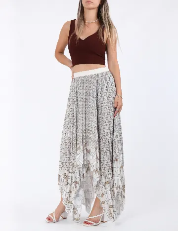 Fusta Guess, crem