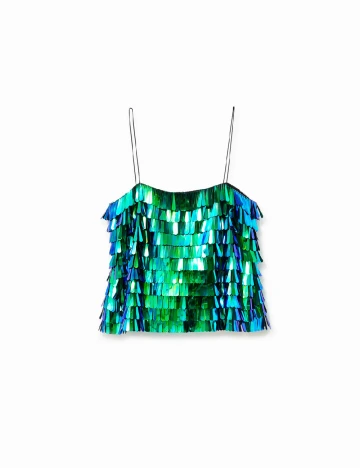 Top Desigual, mix culori