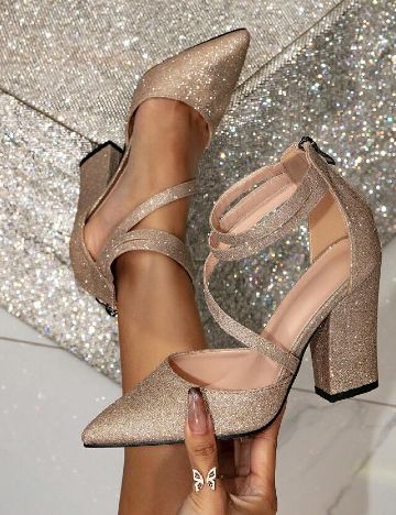 Pantofi SHEIN, auriu