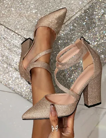 Pantofi SHEIN, auriu
