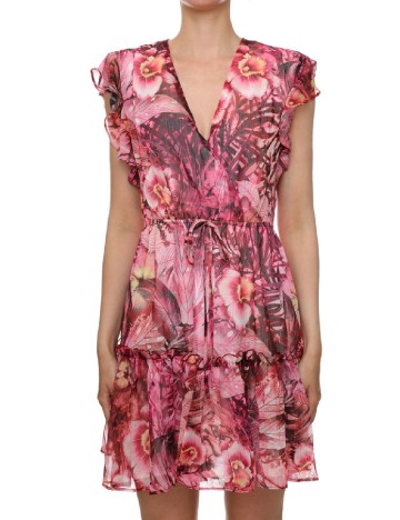 Rochie scurta Guess, roz