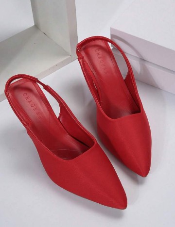 Pantofi SHEIN, rosu