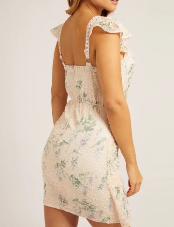 Rochie scurta Guess, crem