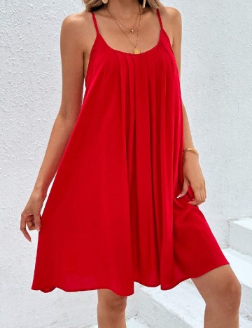 Rochie scurta SHEIN, rosu