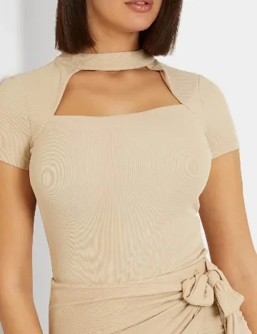 Tricou Guess, crem Crem