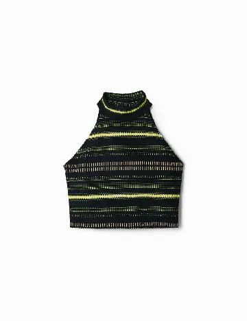Top Desigual, negru Negru