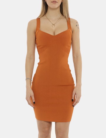 Rochie scurta Guess, maro