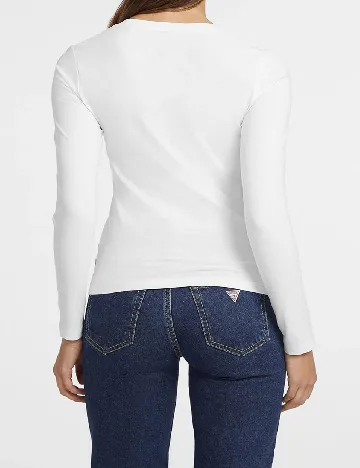 Bluza Guess, alb Alb