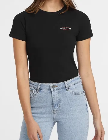 Tricou Guess, negru Negru