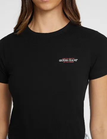 Tricou Guess, negru Negru