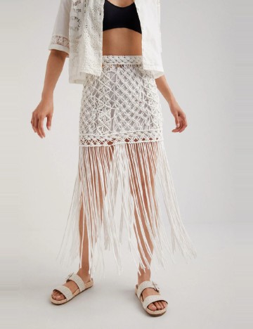 Fusta Desigual, alb