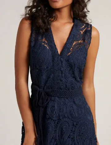 Rochie lunga Guess, albastru Albastru