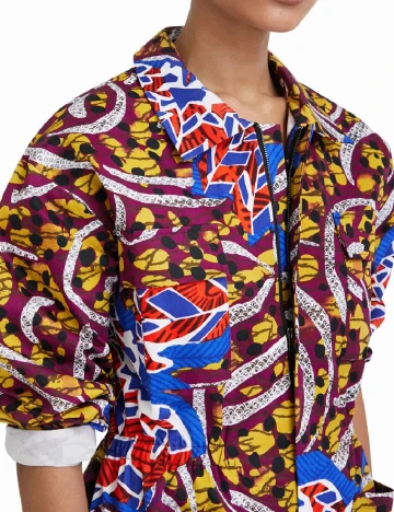Salopeta Desigual, mix culori