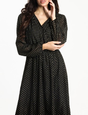 Rochie lunga Guess, negru