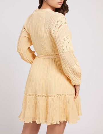 Rochie scurta Guess, galben