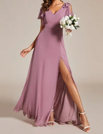 Rochie lunga SHEIN, roz pudra