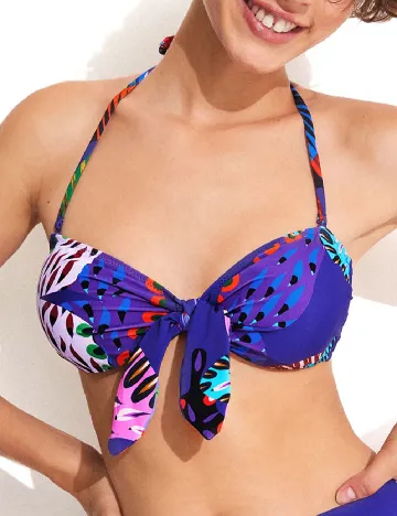 Sutien de baie Desigual, bleumarin Albastru