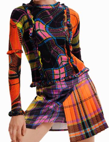 Fusta Desigual, mix culori