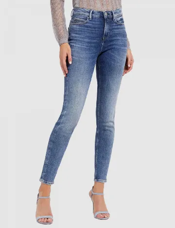 Blugi Guess, albastru Albastru